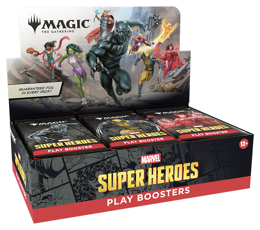 Magic: The Gathering | Marvel Super Heroes – Play Booster Display