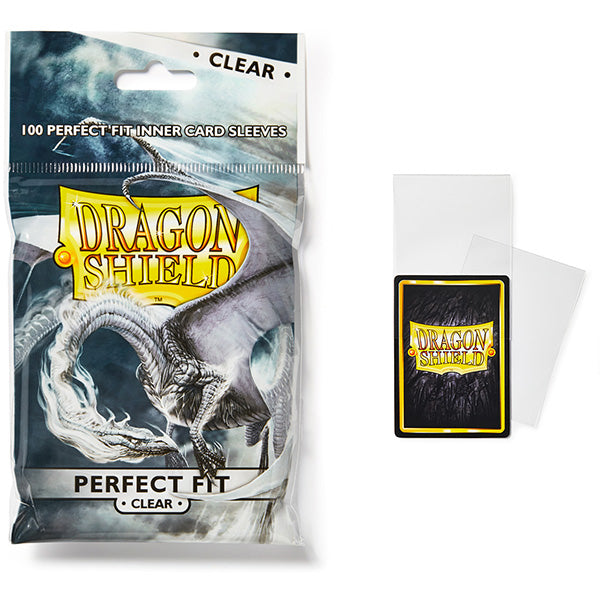 Dragon Shield Sleeves: Perfect Fit Standard- Clear (100 ct.)