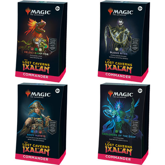 MTG: Lost Caverns of Ixalan Commander Deck Display [Set of 4]