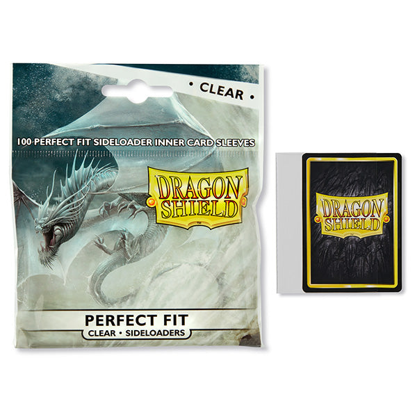 Dragon Shield Sleeves: Perfect Fit Sideloaders- Clear (100 ct.)
