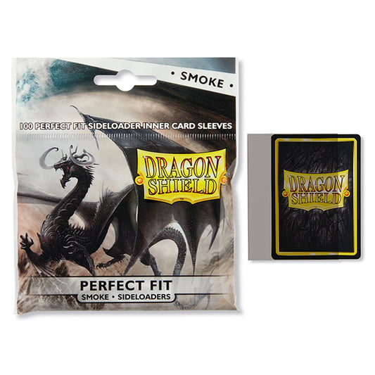 Dragon Shield Sleeves: Perfect Fit Sideloaders- Smoke (100 ct.)