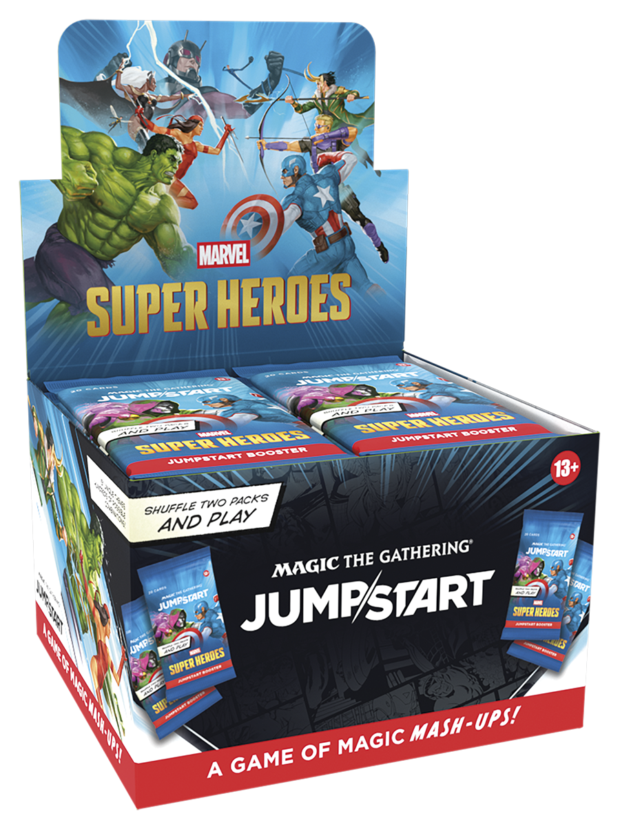 Magic: The Gathering | Marvel Super Heroes – Jumpstart Booster Display