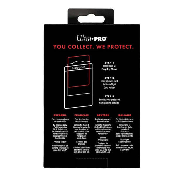 Ultra PRO: Card Grading Submission Combo Pack Semi-Rigids (50-Pack)